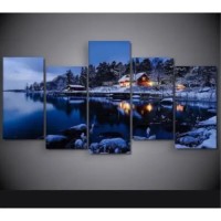 5pieces Canvas Wall Frame
